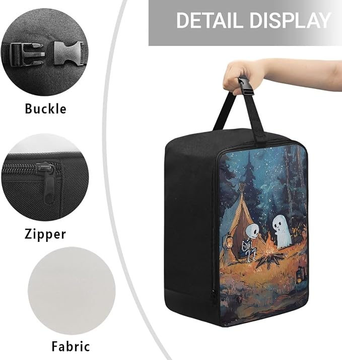 Garment Steamer Case Christmas Ghost Skull Lightweight Travel Iron Storage Bag - Image 5