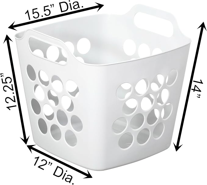 Flexible Plastic Laundry Basket - Image 7