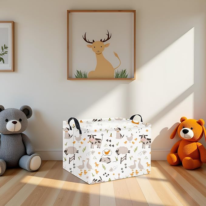 Rectangular Baby Kids Storage Basket Boys - Image 3