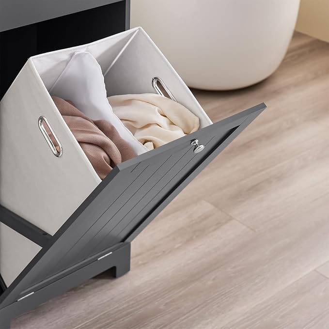 SoBuy Slim Short Laundry Cabinet - Image 6