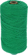 HARFINGTON Natural Macrame Cord 2mm x 220 Yards 3 Strand Twisted Cotton Macrame by HARFINGTON