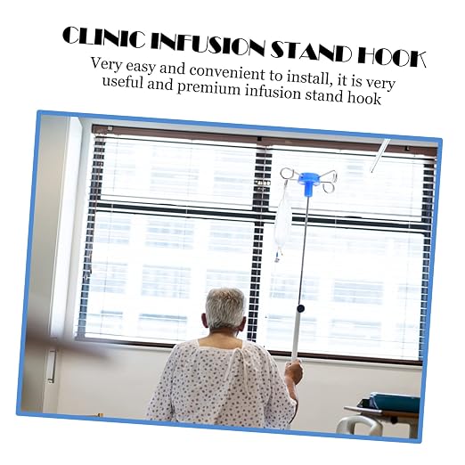 DECHOUS Stainless Steel Vertical Infusion Rack Hook Infusion Stand Hook - Image 8