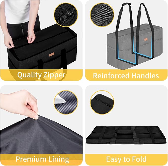 LHZK Stand Up Extra Large Utility Tote Bag - Image 2