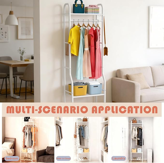 Narrow Clothes Rack - Image 7