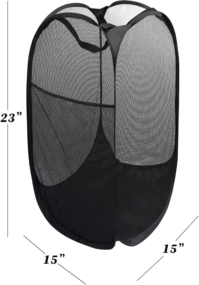 Pop Up Laundry Basket，Collapsible and Portable Clothes Washing Laundry Hamper - Image 2