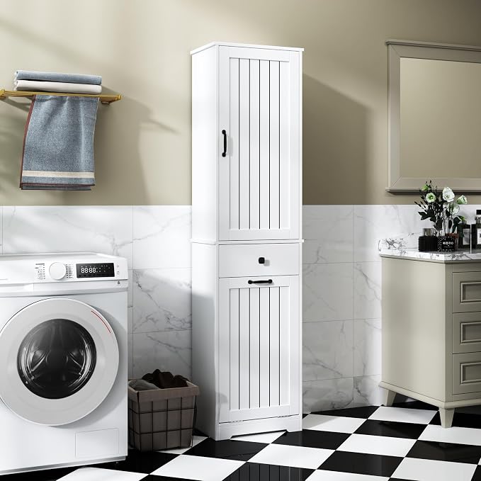 KEIKI 70.87''" Tall Laundry Cabinet, Storage Cabinet by KEIKI