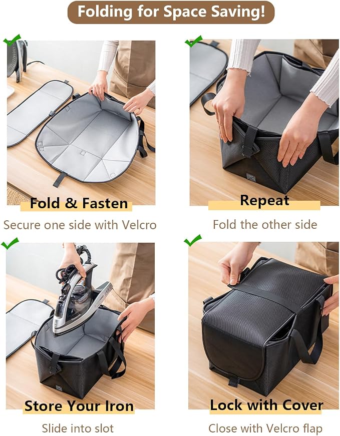 Ironing Mat, Portable Folding Iron Pad Blanket - Image 5