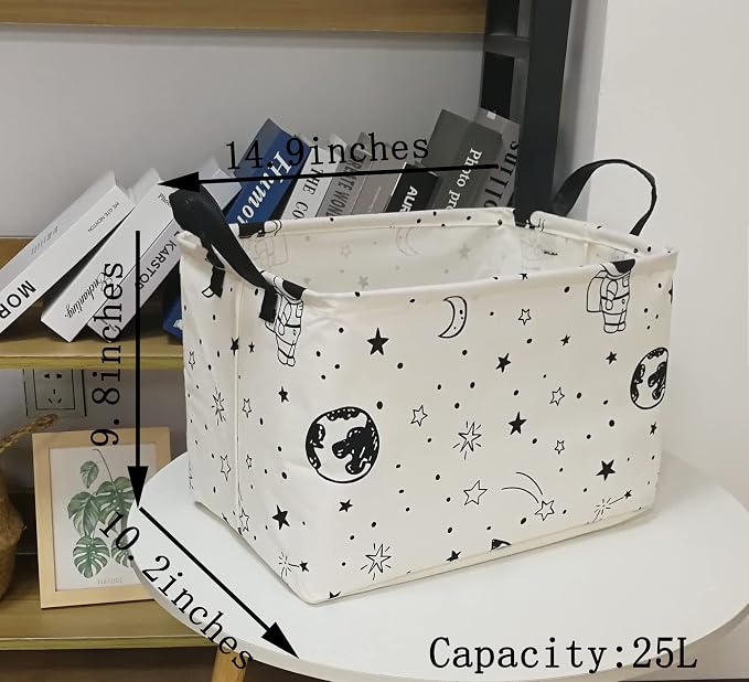 Rectangle Gift Shelf Nursery Storage Basket Laundry Hamper Storage Box and Bins - Image 2
