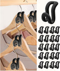 Velvet Clothes Hanger Connector Hooks 40PCS Space Saving Hanger Hooks Space by Snoquir