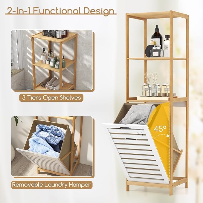 Giantex Tilt Out Laundry Hamper - Image 4