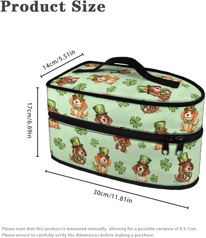 Saint Patricks Day Iron Storage Bag Fits Traveling Outing Lightweight Cute Iron - Image 6