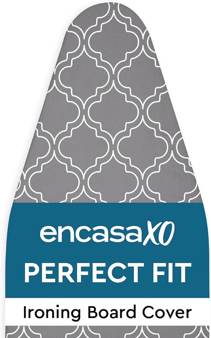 Encasa XO Ironing Board Cover and Pad 54"x18" by EncasaXO