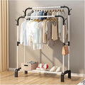 Standing Coat Stand Clothes Drying Rack Floor Balcony Home Clothesline Drying by Unknown