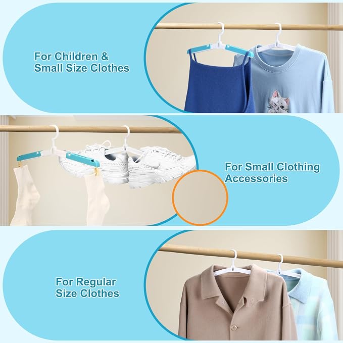 6 Pack Fodable Travel Hangers - Image 4