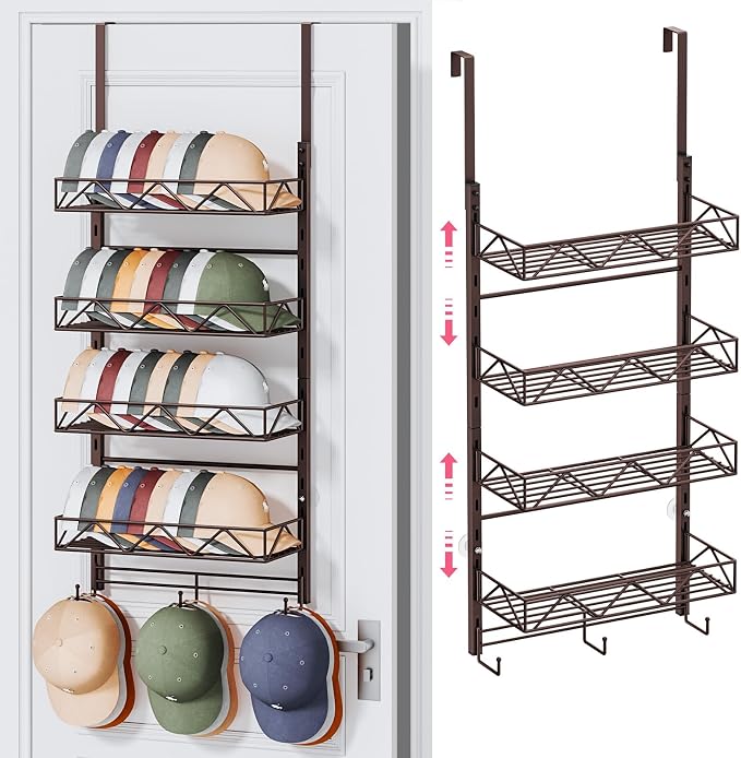 SWTYMIKI Over Door Hat Organizer by SwtyMiki-TidyHomeSweetLife