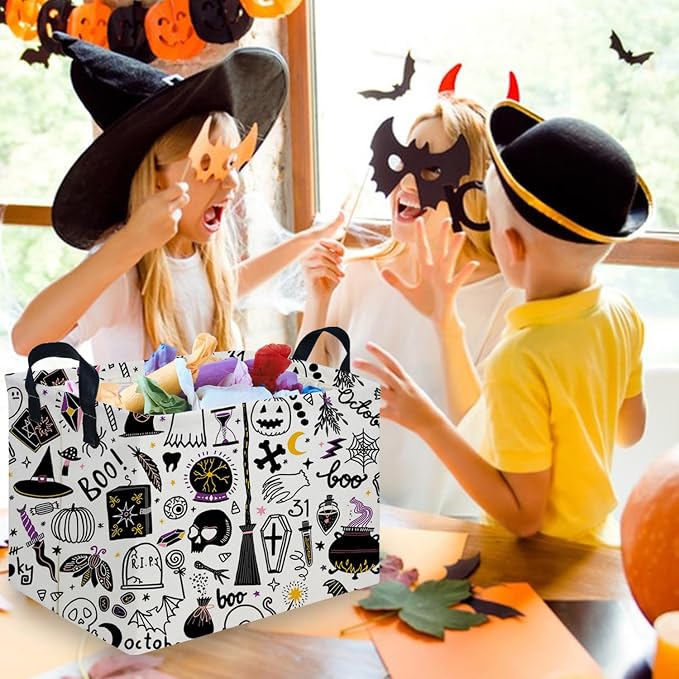 Halloween Ghost thriller basket, Empty Halloween basket, Horror and thriller - Image 4