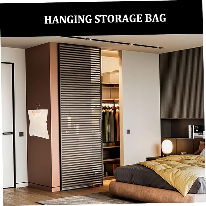 Laundry Helper Hook Versatile Peg Bag Hanging Storage Pouch - Image 7