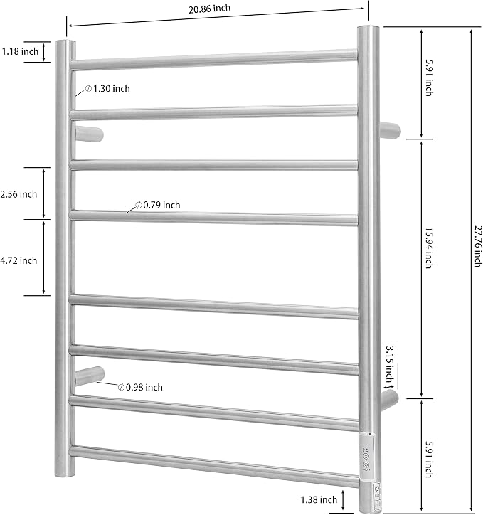 KEG Towel Warmer Wall Mounted - Image 3