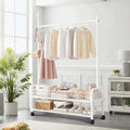 Clothes Rack with Storage Shelves, Heavy by Unknown