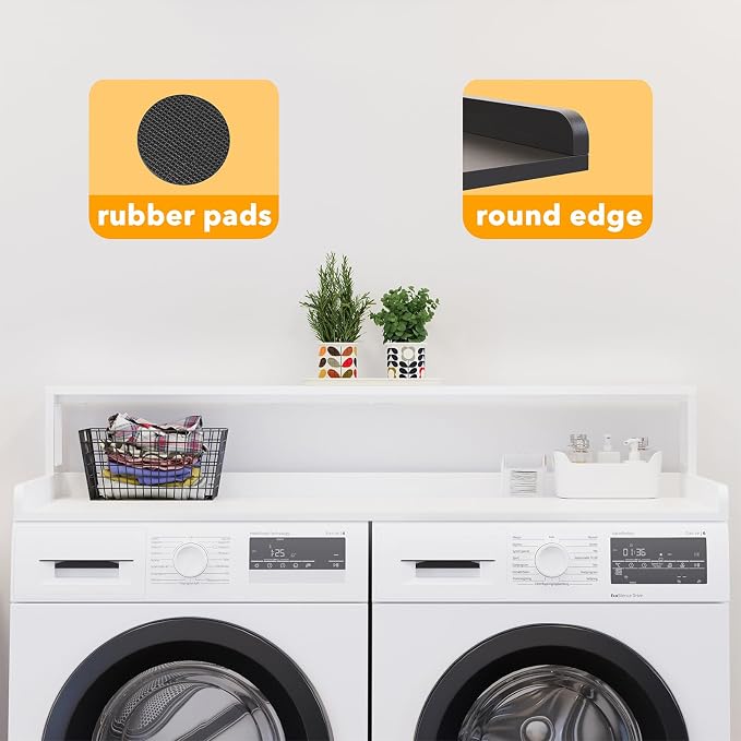 SpaceAid 2-Tier Washer Dryer Countertop, Laundry Topper - Image 7