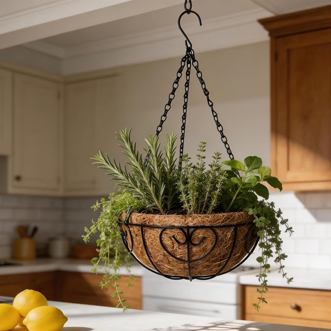 LX7 3-Pack Hanging & Wall-Mounted Plant Baskets - Image 7