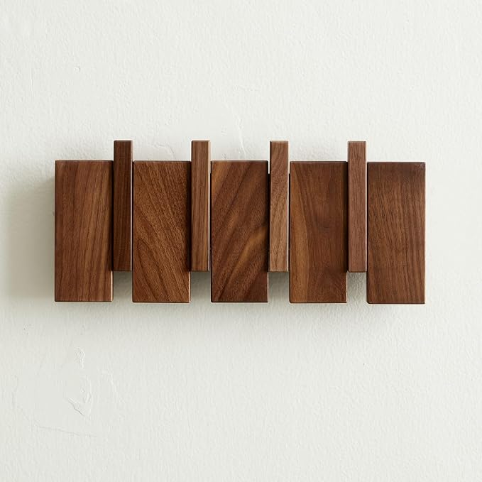Wooden Coat Hooks Wall Mounted, Coat Rack Hanger Wall Mount by WelcometoQuellance