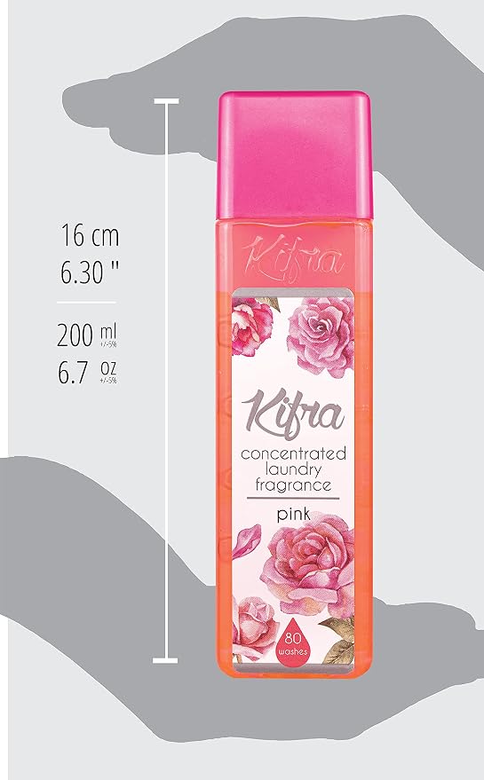 KIFRA PINK Concentrated Laundry Fragrance 6.76 Fl Oz 200ml 80 Washing Cycles - Image 9