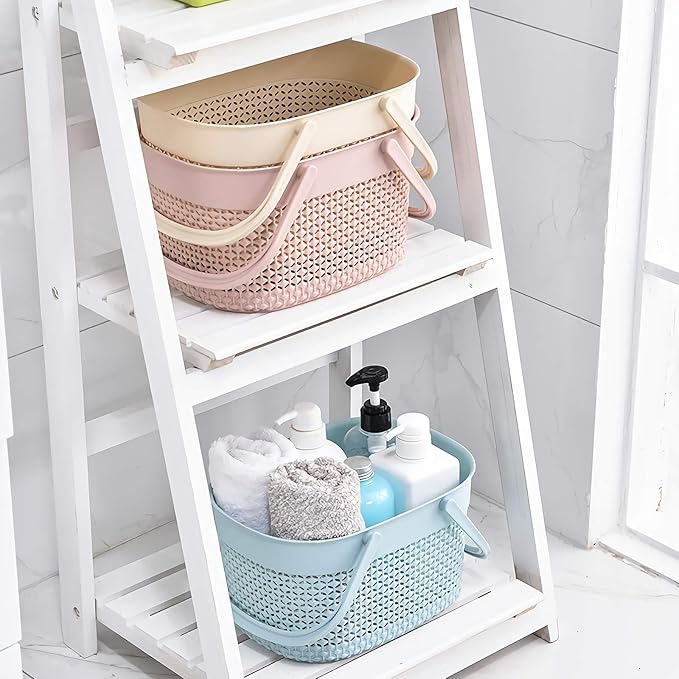 rejomiik Portable Shower Caddy Basket, Plastic Organizer Storage Tote - Image 6