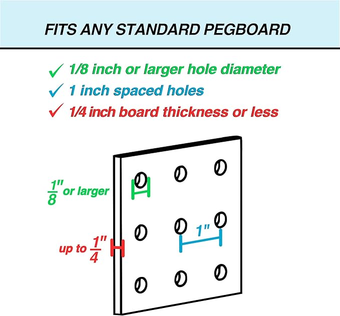 Pegboard Bins – 12 Pack Clear Extra Large - Image 5