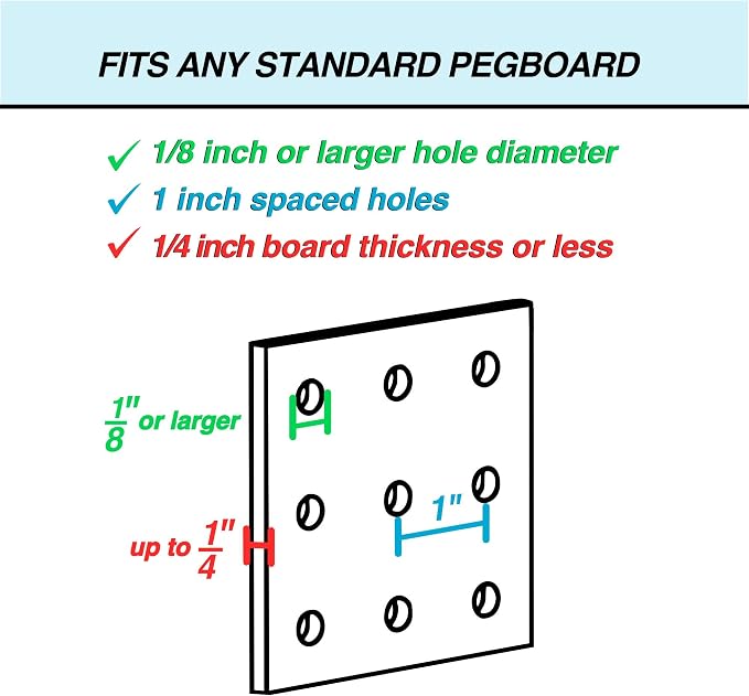 Pegboard Bins – 3 Pack Clear Large - Image 5
