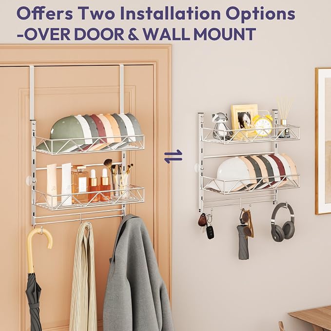 SWTYMIKI Over Door Hat Organizer - Image 5