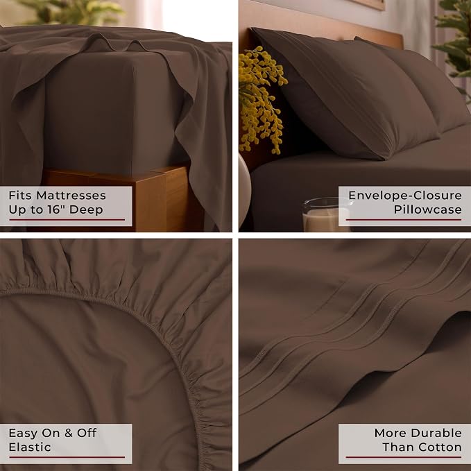 Mellanni California King Sheet Set - Image 5