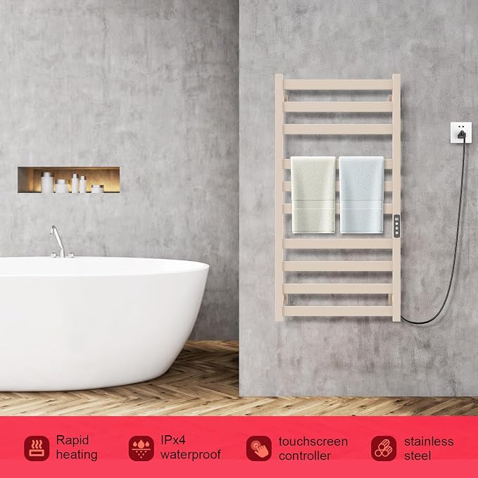 Towel Warmer, Stainless Steel Towel Warmer Rack - Image 2