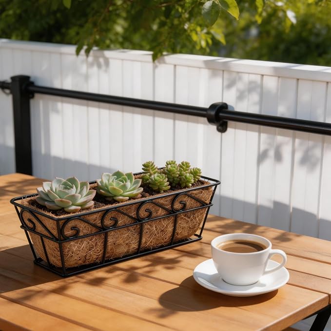 LX7 3 Pack Hanging/Wall-Mounted Planters Baskets - Image 6