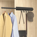 12 Inch Valet Rod for Closet Pull Out, Retractable Closet Rod for Hanging by Unknown