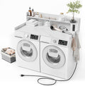 Upgraded 2-Tier Washer and Dryer Countertop by ZYKZYKHOME
