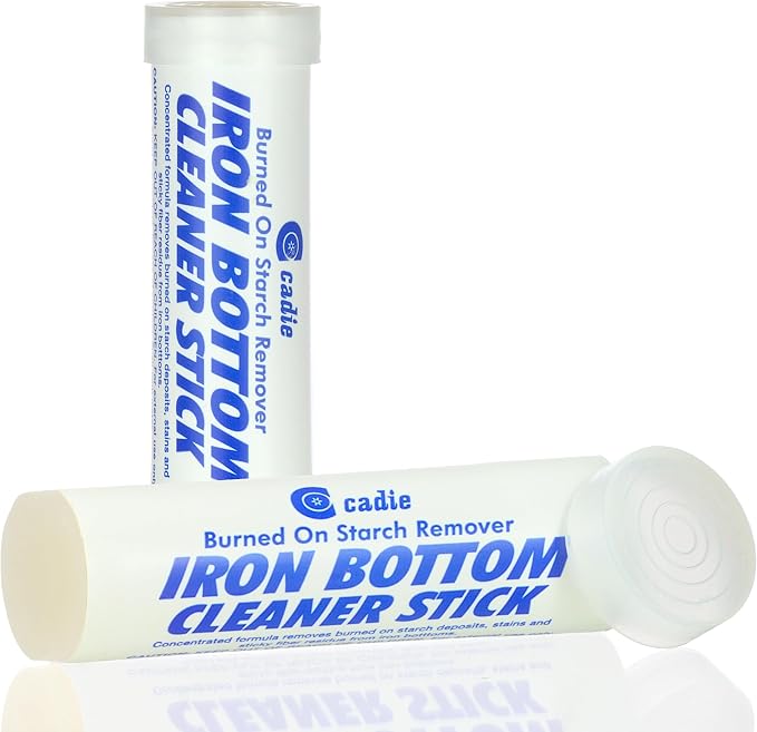 Steam Iron Bottom Cleaner Stick – Removes Build-Up Starch, Melted Fabric by Cadie