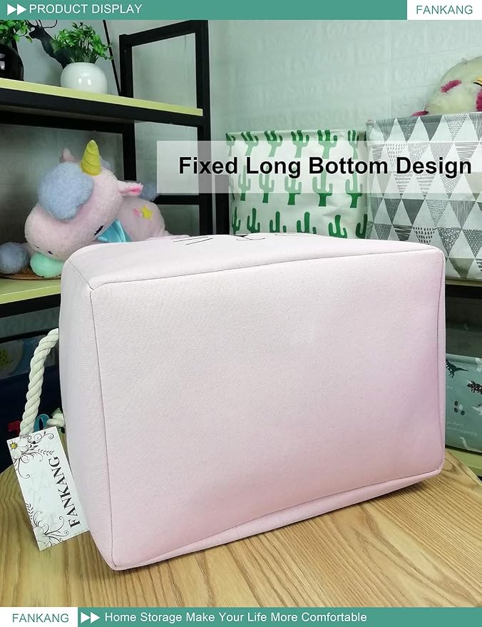 FANKANG Rectangular Fabric Storage Bin Box Laundry Basket - Image 7