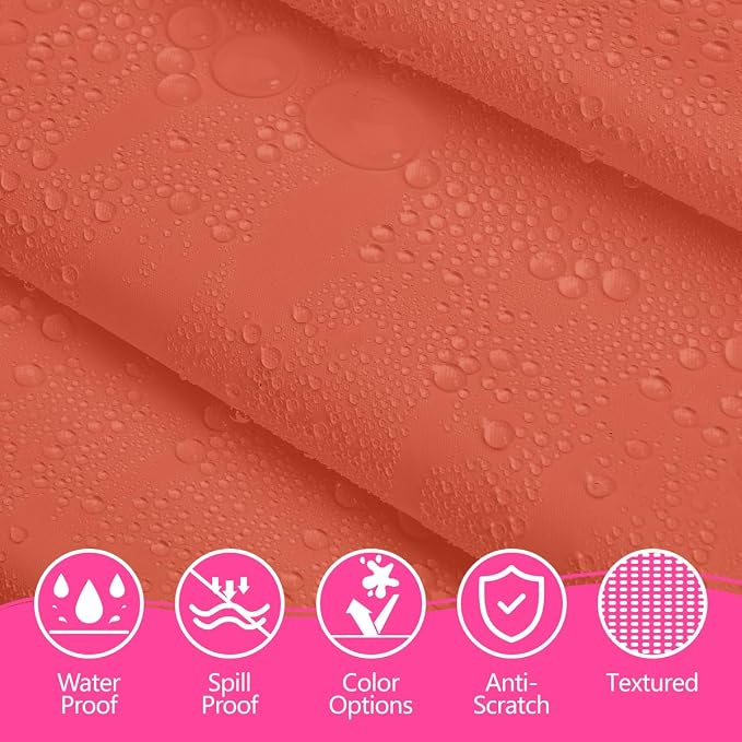 Disposable Plastic Tablecloth Coral 54x108 Inch, Dining Protection - Image 6
