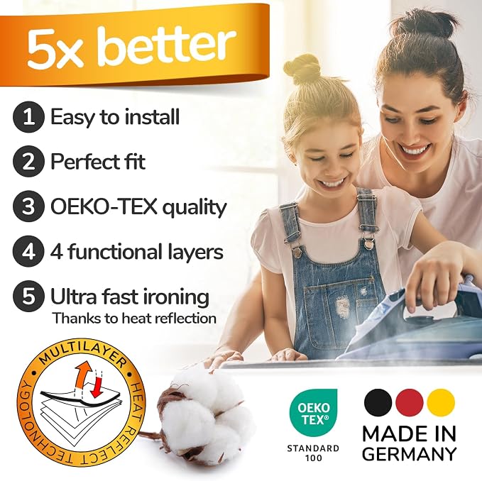 Super Soft Ironing Board Cover and Pad – 50% Faster Ironing - Image 3
