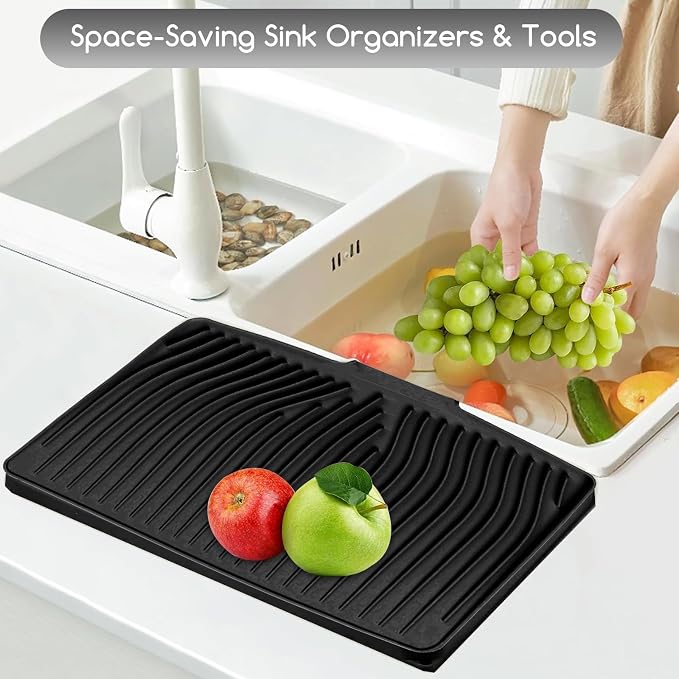 Large Premium Silicone Dish Drying Mat - Image 2