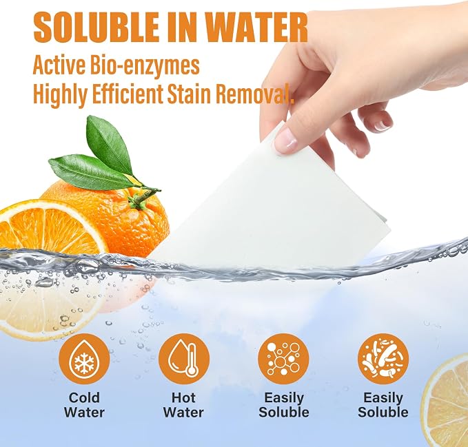 YUCO Laundry Detergent Sheets-Liquidless Eco-Friendly Travel Laundry Sheets - Image 5
