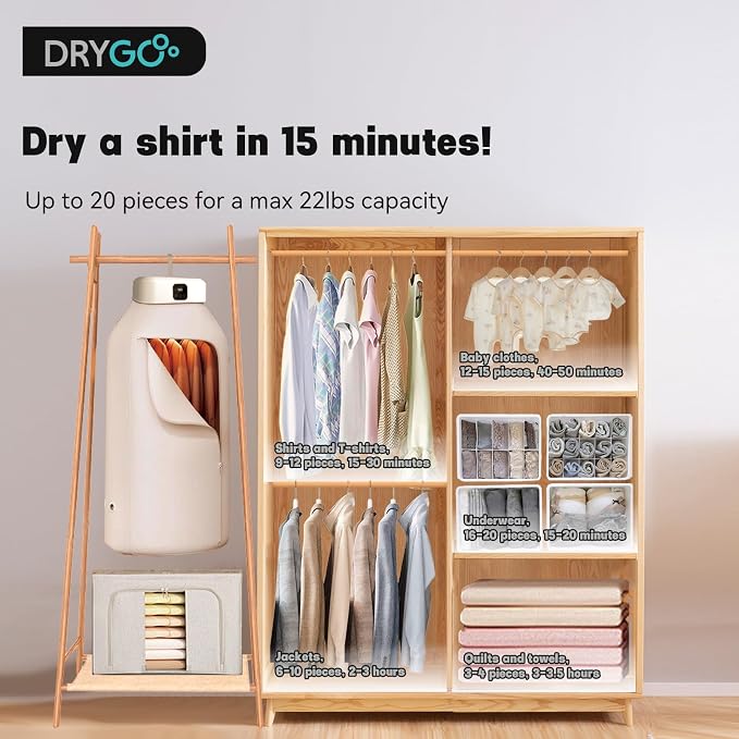 Drygo Xpress Portable Clothes Dryer – Foldable Mini Electric Dryer - Image 2