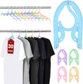 30 Pcs Travel Hangers, Cruise Ship Essentials Foldable Plastic Hangers Travel by Quatish