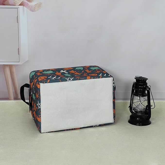 LANGYASHAN Rectangular Halloween Ghost Storage Bin Collapse Canvas Fabric - Image 8