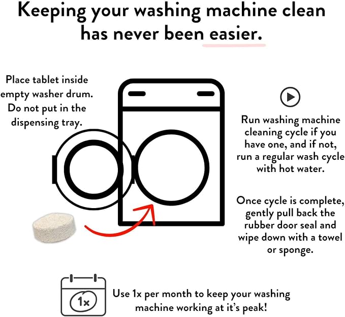Immunity Boost Washing Machine Cleaner Tablets 10ct by Revive Essential Oils - Image 3