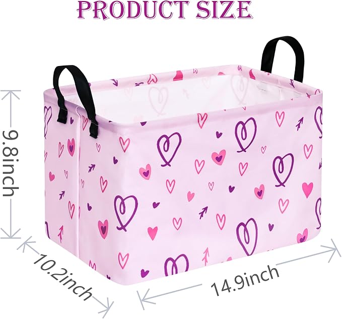 Rectangle Gift Shelf Nursery Storage Basket Laundry Hamper Storage Box and Bins - Image 2