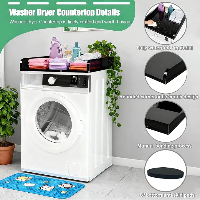 Laundry countertop Single Acrylic Single Laundry Countertop, 27.5″ W*27.5″ - Image 5