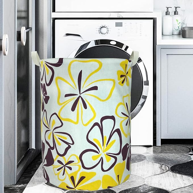 Merdes 19.7’’ Waterproof Foldable Laundry Hamper, Dirty Clothes Laundry Basket - Image 2