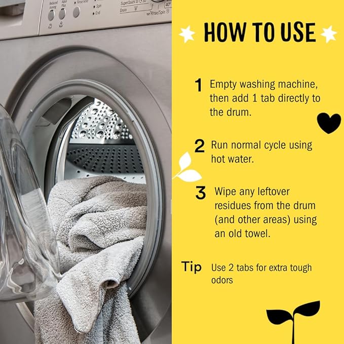 Molly's Suds Washing Machine Cleaner | Removes Odors & Grime from Front & Top - Image 4